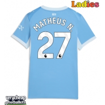 Manchester City Matheus Nunes #27 Replica Home Shirt Ladies 2026-27 Short Sleeve